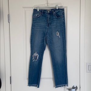 Madewell High Rise Slim Boyjean
